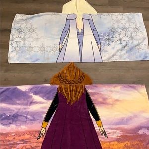 Disney Toddler Elsa & Anna towels